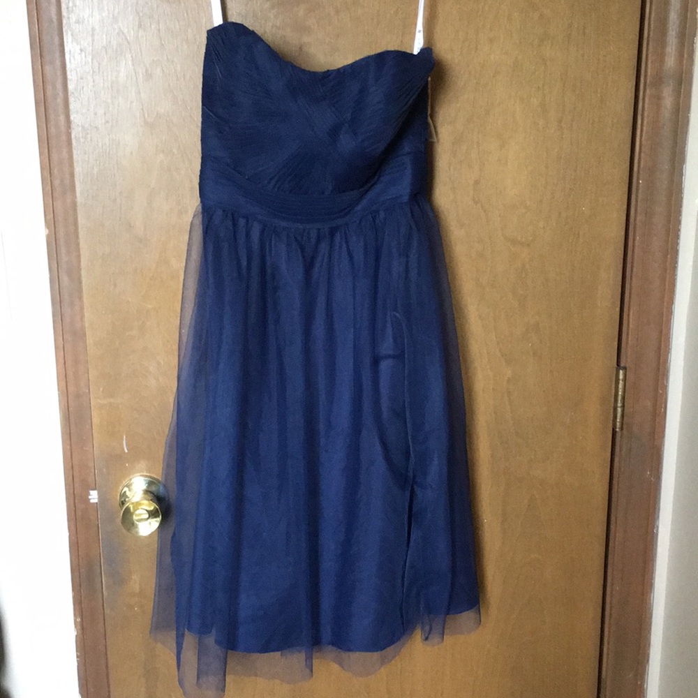 Blue Tulle bridesmaid Dress